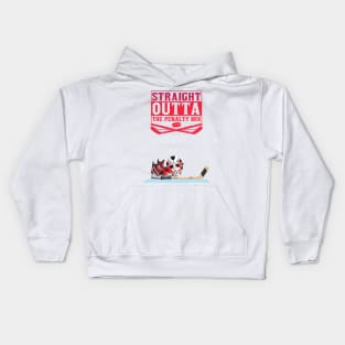 Straight outta the penalty box t-shirt Kids Hoodie